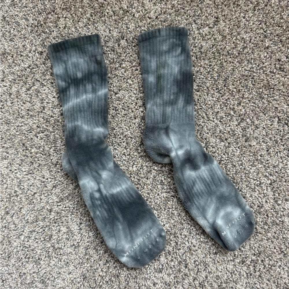 Black Tie-Dye Nike Crew Socks